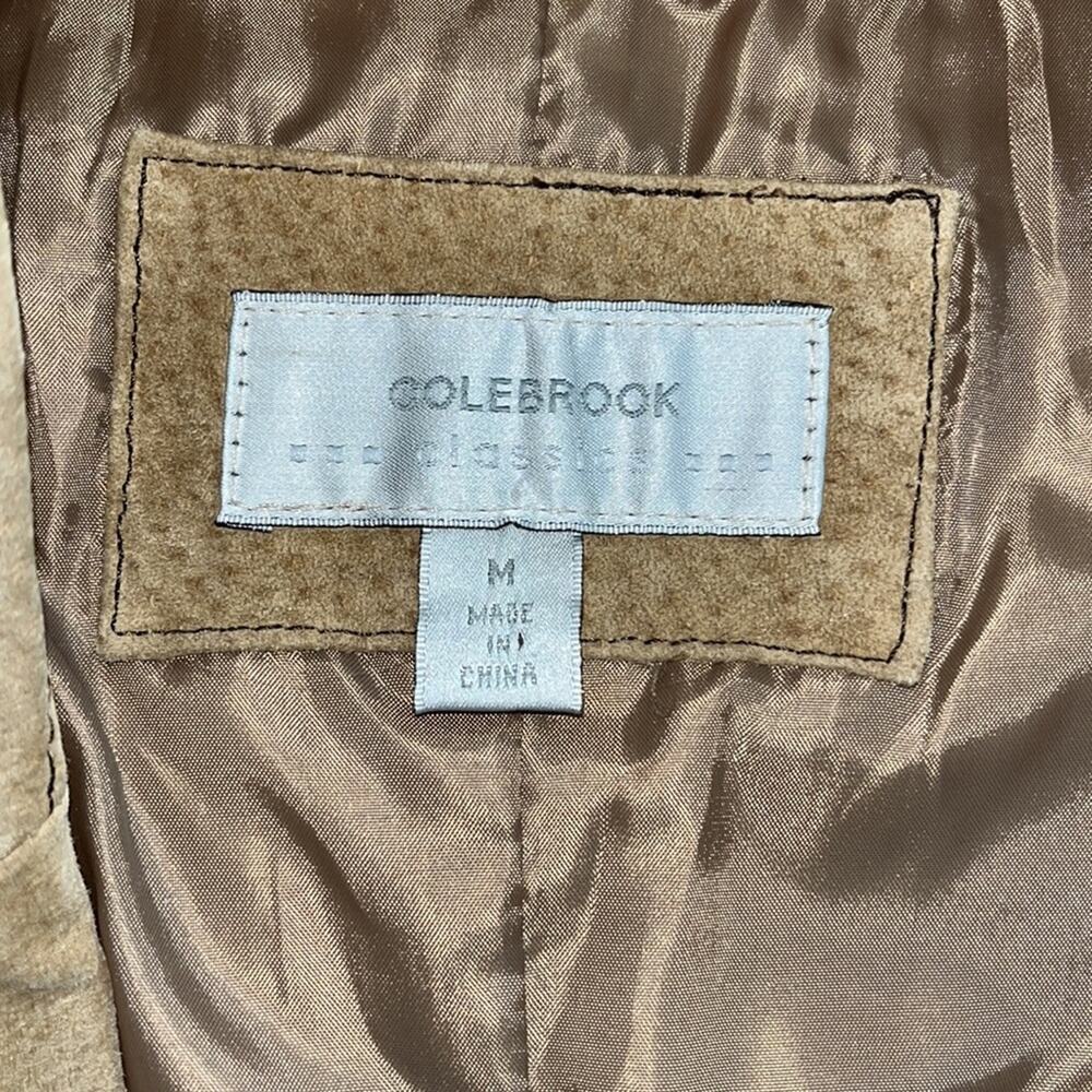 Colebrook Women Vintage Leather Suede Western Jacket Size Medium Tan - Picture 4 of 6